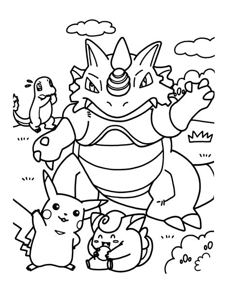 free coloring pages of pokemon|Free Pokemon coloring pages